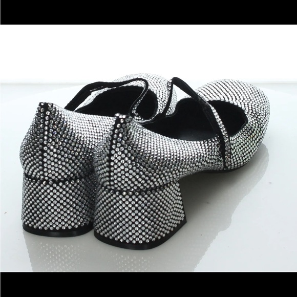 Jeffrey Campbell Rhinestone Regal Mary Jane Pumps - Picture 5 of 7